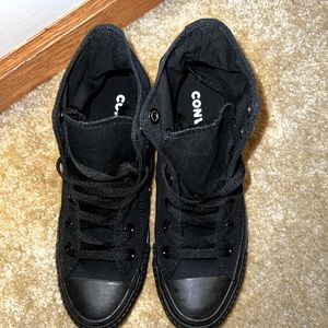 All Black Converse Never Worn